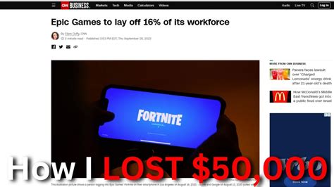 Ok Let S Talk About This The Truth Behind The Epic Games Layoffs