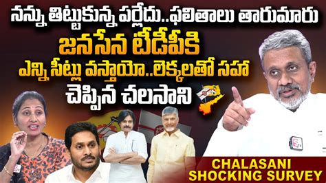 Chalasani Srinivas Reveals Ground Report About Ap Elections Tdp