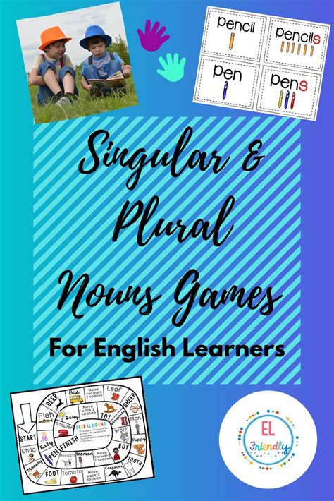 Singular Plural Nouns Games English Learners