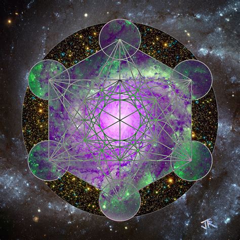 Metatron S Cube Galactic By FriskyNibblet On DeviantArt