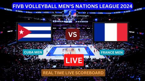 Cuba Vs France Live Score Update Today Match Fivb Volleyball Men S