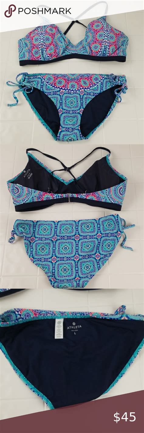 Athleta Size D Dd Large Pc Bikini Swimsuit Set Swimsuit Set