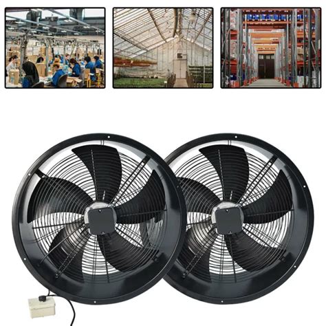 8 24IN INDUSTRIAL VENTILATION Extractor Axial Exhaust Commercial Air