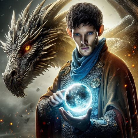 Merlin et son dragon by LanaKhallya on DeviantArt