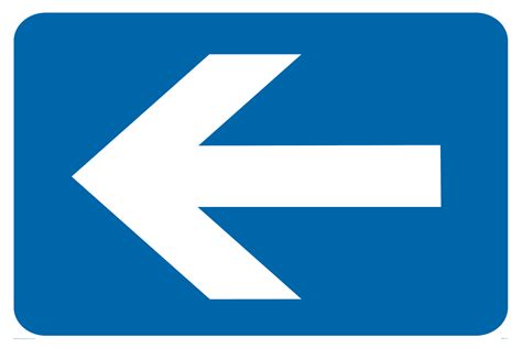 Arrow Left Sign From Safety Sign Supplies