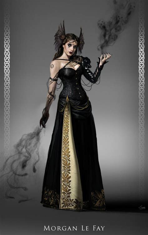 Artstation Morgan Le Fay Character Design Satyaki Sarkar King