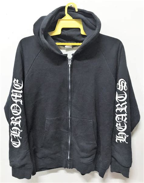 Chrome Hearts Chrome Hearts Zipper Hoodie Sweatshirt Grailed