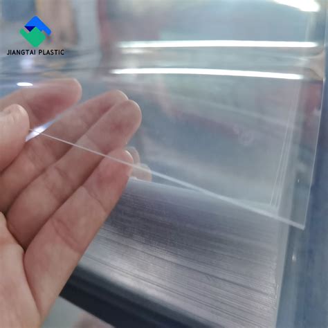 Jiangtai Plastic High Quality Transparent PVC Rigid Sheet For Printing