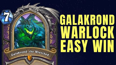 GALAKROND WARLOCK ASHES OF OUTLAND HEARTHSTONE YouTube