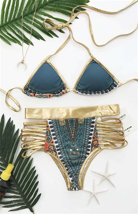 Chicnico Heated Love In Desert Sexy Gypsy Bikini Set