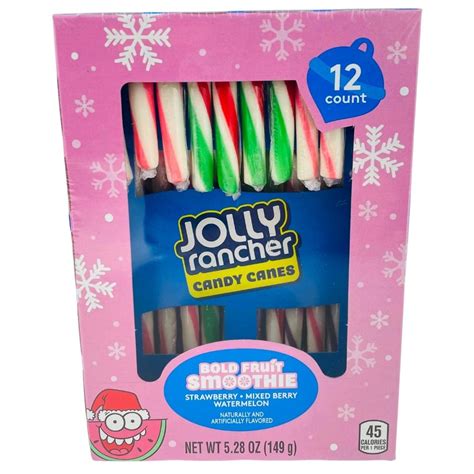 Jolly Rancher Bold Fruit Smoothie Candy Canes Candy Funhouse Candy Funhouse Ca