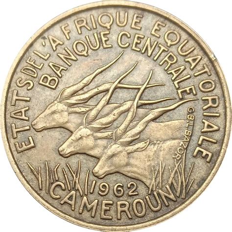 25 Francs CFA Equatorial African States Numista