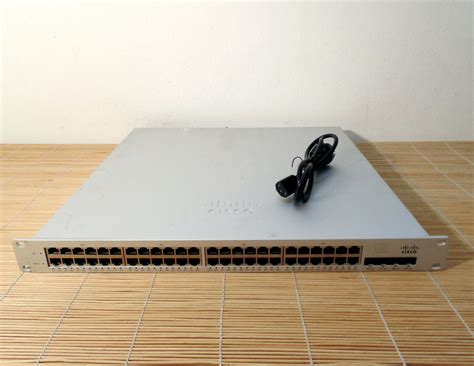 Cisco Meraki MS320 48 HW L3 Cloud Managed 48 Port GigE Switch 1xAC PSU