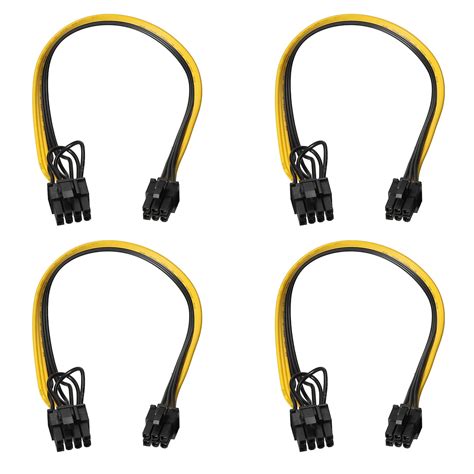 Pcie Cable 6 Pin Male To 8 Pin 62 Male Gpu Power Supply Cable Pci Express Power Adapter Cable