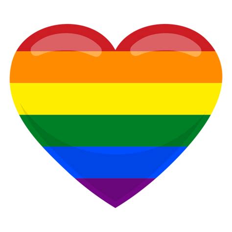 Gay Heart Flag Transparent Png Svg Vector File