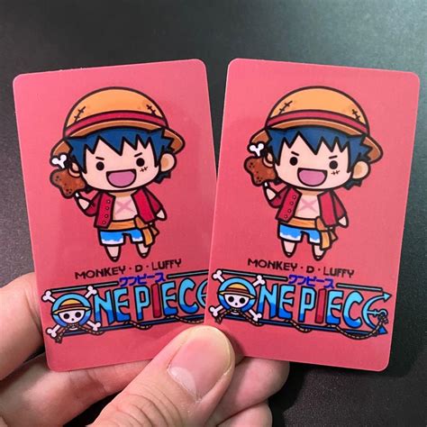 ONE PIECE EZLINK CARD STICKERS ANIME ONE PIECE CUSTOMISE STICKERS