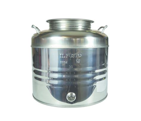 Fusto inox per olio graffato lt 20 ø mm 310x332h Leroy Merlin