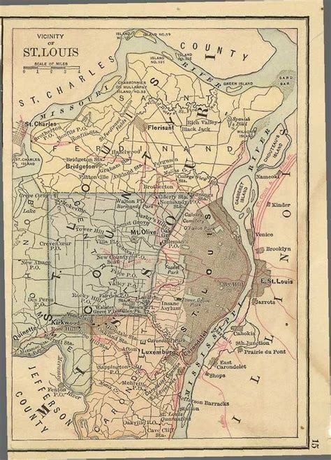 Amusement Park St Louis Area Map