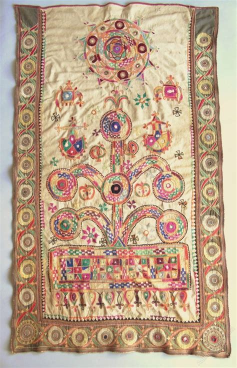 Antiques Atlas Antique Indian Embroidery And Applique Wall Hangin