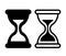 Hourglass Mouse Cursor Loading Waiting Icon Vector Clipart Stock