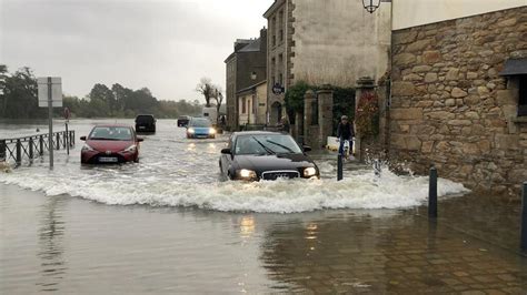 REPORTAGE Tempête Céline de telles inondations au port dAuray du