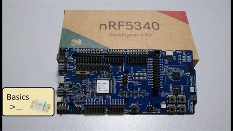 Nordic Nrf5340 Dk Blink Example In Nrf Sdk Vs Code Youtube