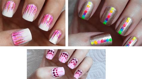 Simple Nail Art Designs For Beginners Step By Step Youtube