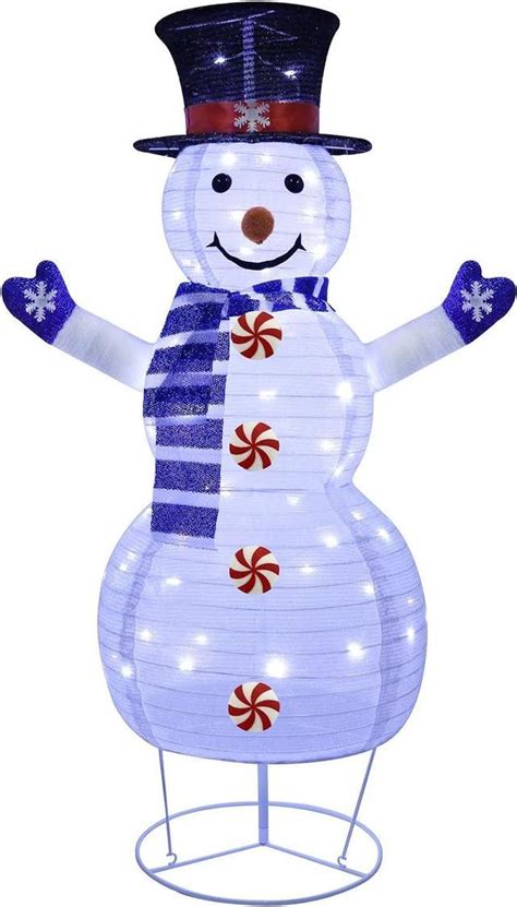 Lighted Snowman Outdoor Christmas Decorations Shelly Lighting