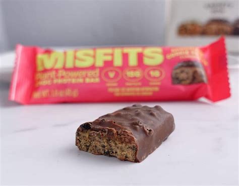 Review Misfits Plant Powered Protein Bars Protein Snack Finder