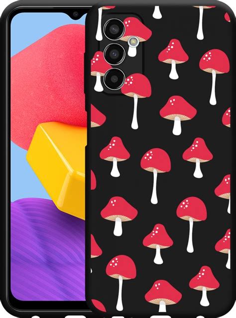 Samsung Galaxy M Hoesje Zwart Paddenstoelen Designed By Cazy Bol