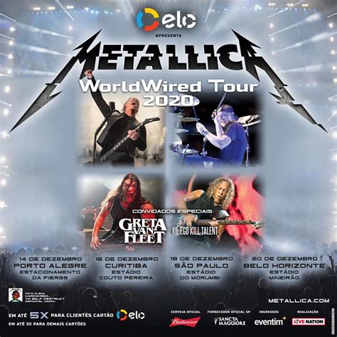 Metallica Confira Novas Datas Dos Shows No Brasil Revista Freak