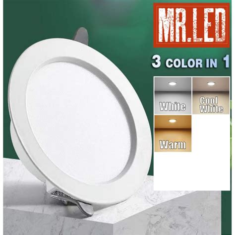 Led Downlight Recessed Pin Lights Panel Ceiling Down Light 3 Color