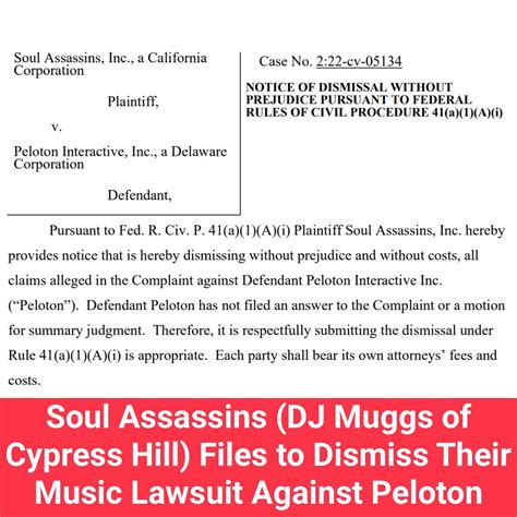 Soul Assassins (DJ Muggs of Cypress Hill) Files To Dismiss Music ...