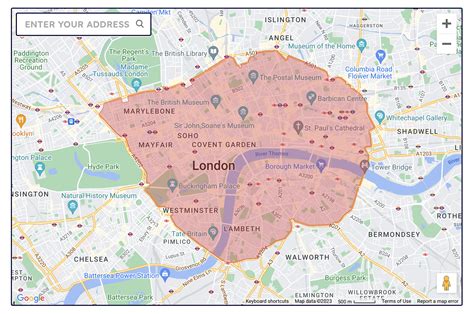 Congestion Charge Zone Checker