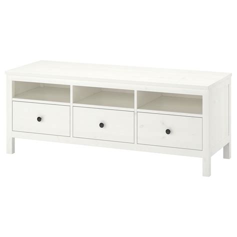 HEMNES szafka pod TV biała bejca 148x47x57 cm IKEA