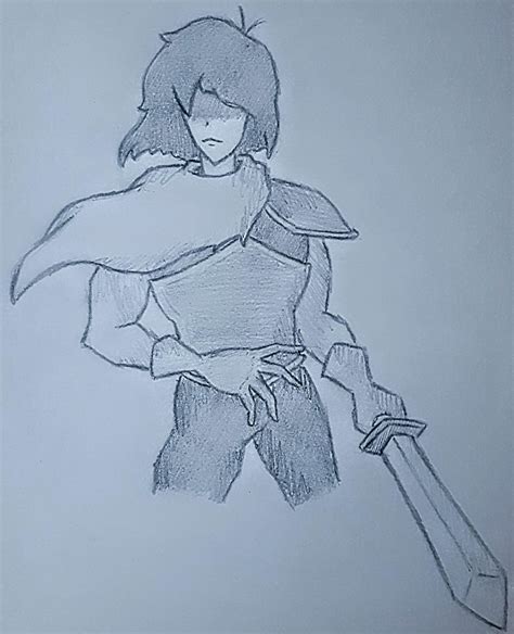 Kris Sketch Rdeltarune