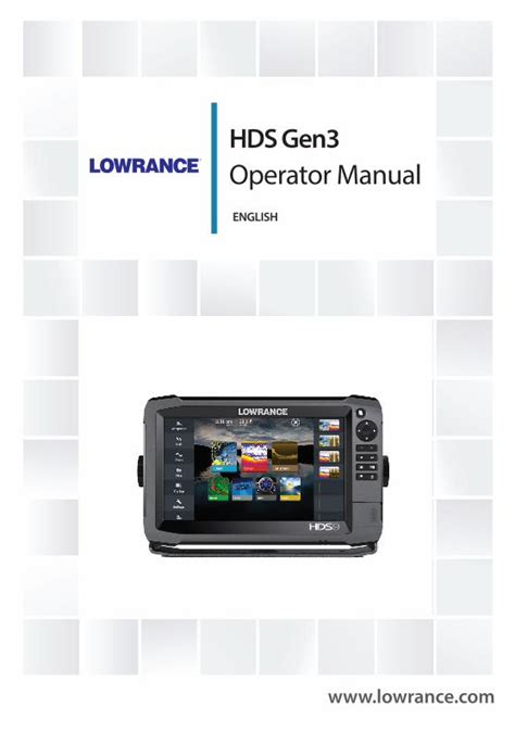 PDF HDS Gen3 Operator Manual Lowrance Electronicsww2 Lowrance