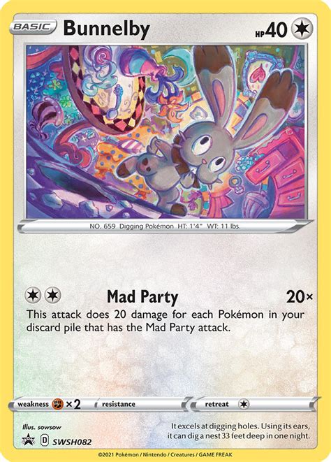 Bunnelby · Sword And Shield Promos Swsh082 ‹ Pkmncards