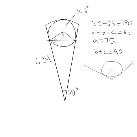 calculate size   circle raskmath