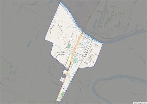 Map of Charleston city, Tennessee - Thong Thai Real