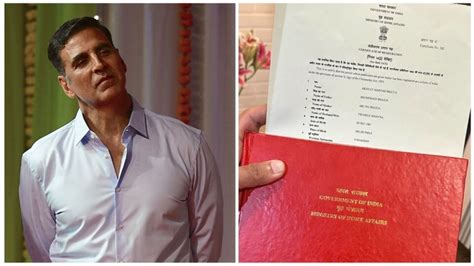 Akshay Kumar Gets Indian Citizenship Shares Proof On Twitter ‘dil Aur Citizenship Dono