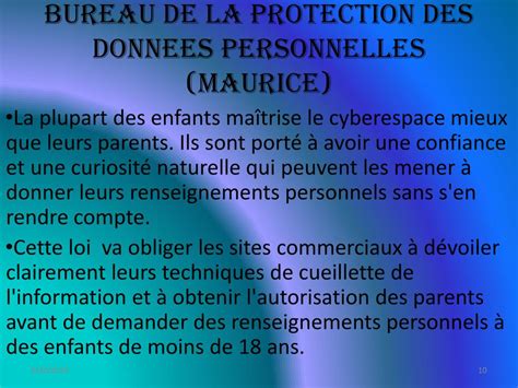 Ppt Bureau De La Protection Des Donn Es Personnelles Maurice