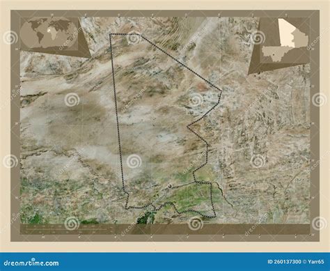 Timbuktu, Mali. High-res Satellite. Capital Stock Illustration ...