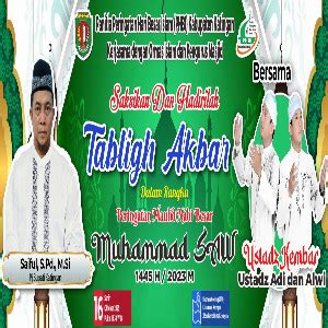 Pemkab Tabligh Akbar Dalam Rangka Peringatan Maulid Nabi Besar