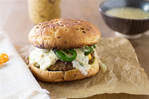 Tnt Pork Burgers With Ghost Pepper Mustard Aioli Chili Pepper Madness