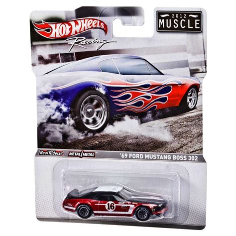 Carrinho Hot Wheels Racing Muscle Ford Mustang Boss Mattel