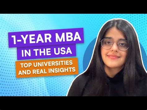 Top Year Mba Programs In Usa Are They Worth It Youtube