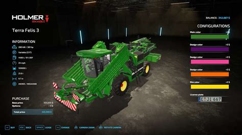 Holmer Terra Felis Evo Rust Edition V Fs Mod Farming Simulator