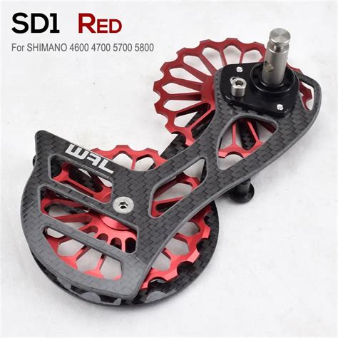 Bike Derailleur Guide Pulley Carbon Fibre Alloy T T Ceramic Bearing