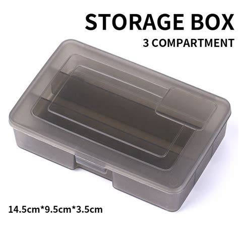 Hengjia Waterproof Grid Storage Case Fishing Lure Hook Jig Tackle